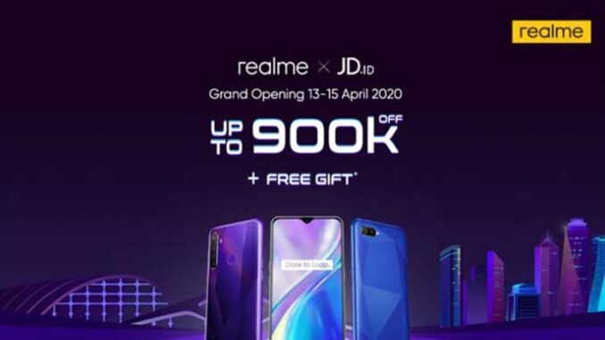 realme official store di JD realme