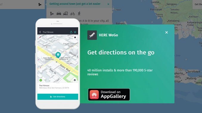 HERE WeGo Aplikasi Navigasi