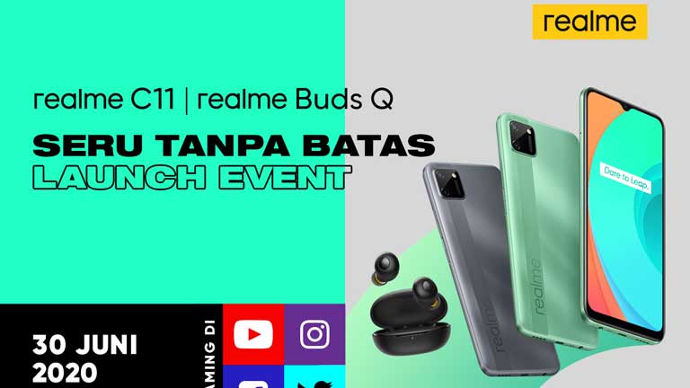 realme C11 dan Buds Q Launch