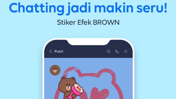 Sticker Efek LINE Stiker Efek Line