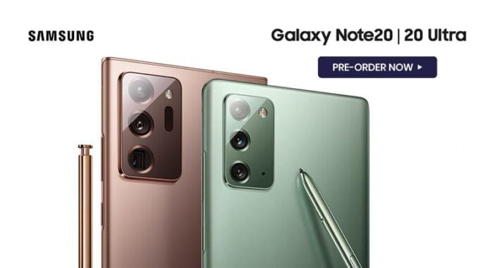 Pre Order Galaxy Note20 Series Galaxy Note20 Series