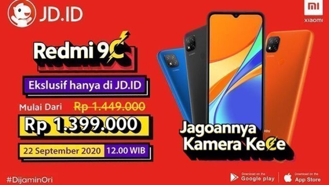 Flash Sale Redmi 9C di JD.id- Flash Sale Redmi 9C