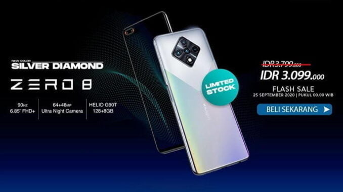 Infinix Zero 8 Silver Diamond Infinix Zero 8