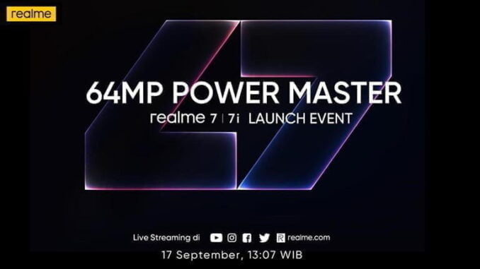 realme 7 dan 7i di Indonesia realme 7 Series