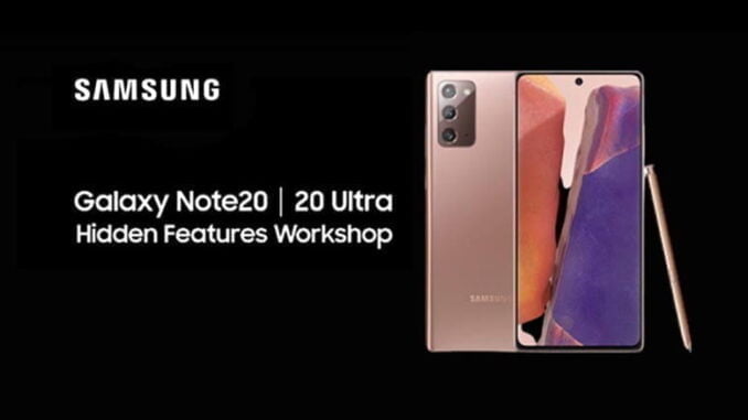 Hidden Features Galaxy Note20 Series Hidden Features Galaxy Note20 Series