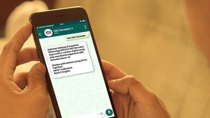Print Official WhatsApp IM3 Ooredoo