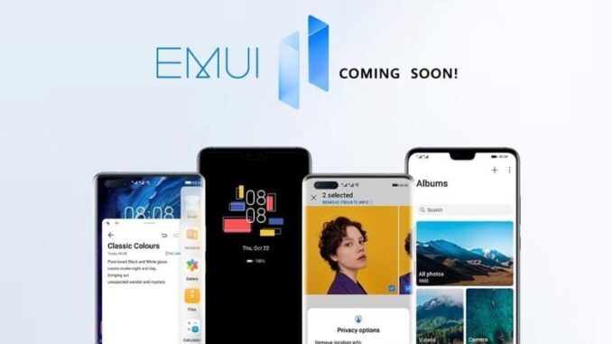EMUI 11 Huawei Peluncuran EMUI 11 Global