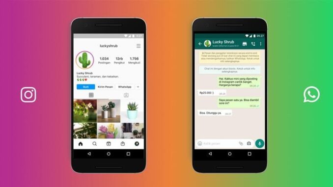 Instagram WhatsApp Chatting dengan Penjual di Instagram
