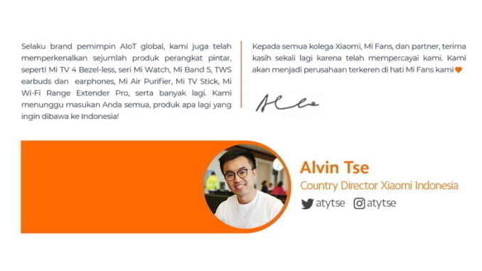 Surat Terbuka Xiaomi Indonesia Target Xiaomi Indonesia