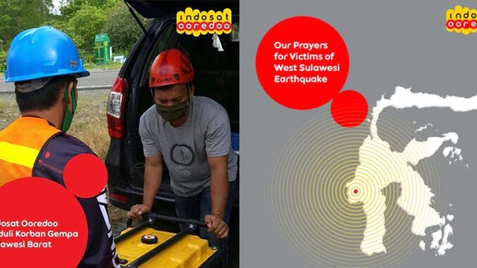 Indosat Bantu Korban Bencana Mamuju Mobil Klinik Indosat
