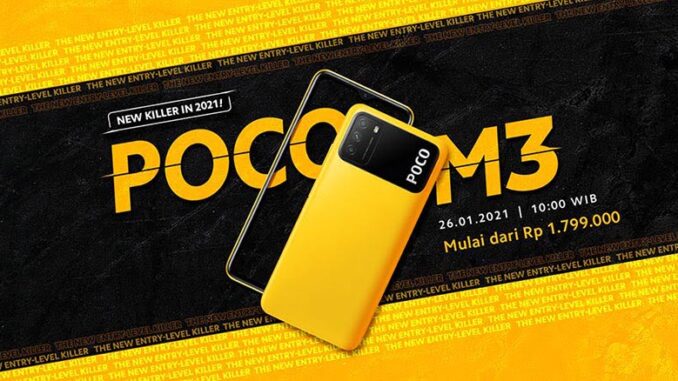POCO M3 Resmi Hadir di Indonesia POCO M3 di Indonesia
