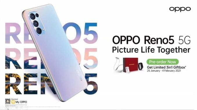 Pre-order Reno5 5G Pre-order Reno5 5G
