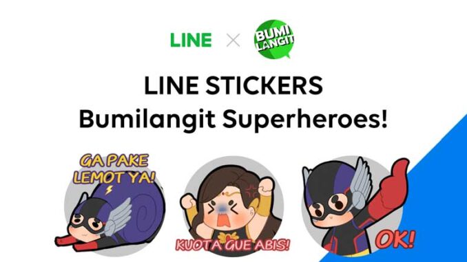LINE-Stikers-Bumi-Langit Jagoan Bumilangit
