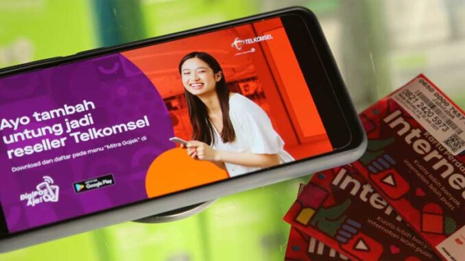 Mitra-Gojek-Jadi-Reseller-Telkomsel Aplikasi DigiPOS Aja!